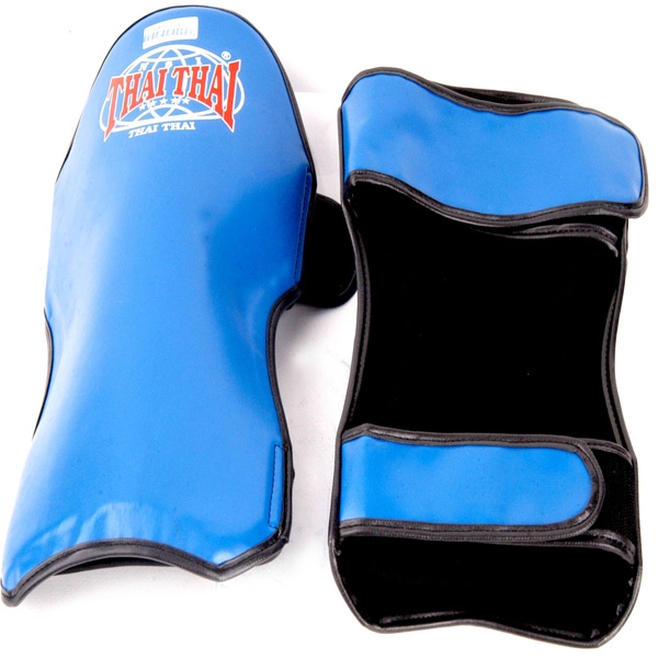 สนับแข้งมวยไทย ไม่มีปลายขา หนัง PU ไทไท,มวยไทย รุ่น TT-703