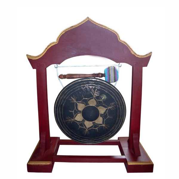 โหม่งลงหิน  พร้อมไม้ตี  ขนาด  5-12  นิ้ว   พม่า