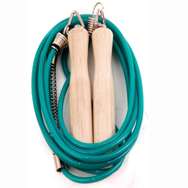 เชือกกระโดด ด้ามไม้ PRO STAR มีสปริง(สายยาง)  รุ่น PSJ-303