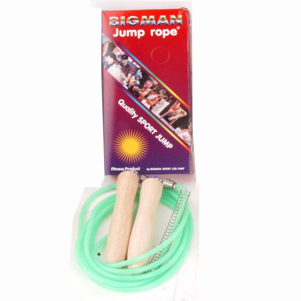 เชือกกระโดด ด้ามไม้ BIGMAN,PRO STAR มีสปริง รุ่น W-300