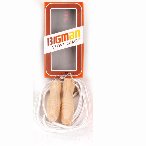เชือกกระโดด ด้ามไม้ BIGMAN,PRO STAR (เชือกถัก) รุ่น 400S