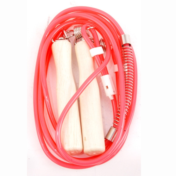 เชือกกระโดด ด้ามไม้ PRO STAR ปรับระดับได้ มีสปริง(สายยาง) รุ่น PSJ-111