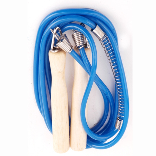 เชือกกระโดด ด้ามไม้ PRO STAR มีสปริง(สายยาง)  รุ่น PSJ-303