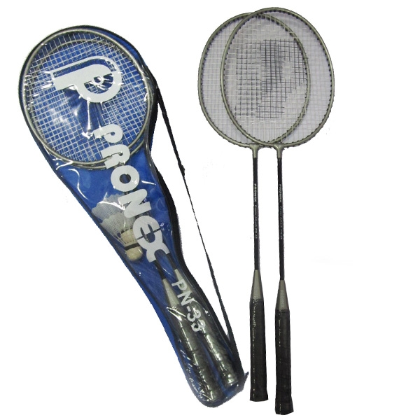 ไม้แบดมินตัน PRONEX รุ่น  PN-33 แพ็กคู่ + ลูก+กระเป๋าสะพาย