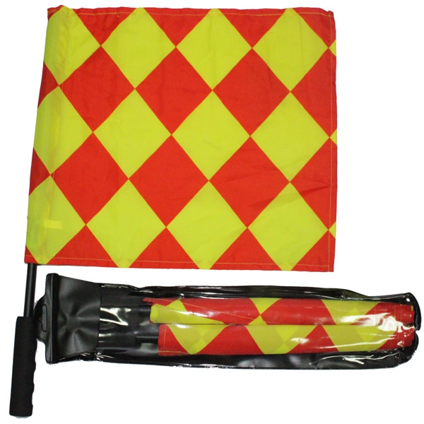 ธงไลน์แมน PRO STAR  รุ่น ลายตารางหมากรุก แบบยุโรป