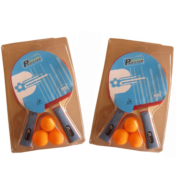 ไม้เทเบิลเทนนิส PRO STAR แพ็คคู่ พร้อมลูก รุ่น  RB-215