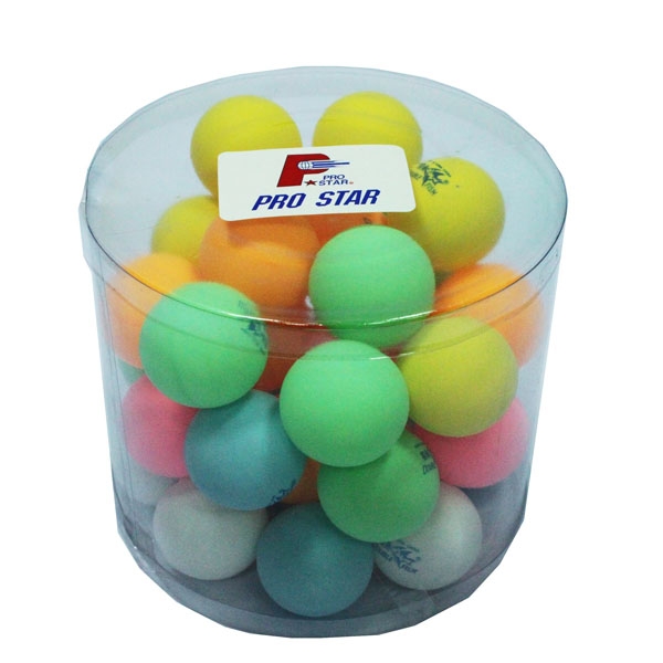 ลูกเทเบิลเทนนิส PRO STAR  Double fish รุ่น แฟนซ๊ สีๆ