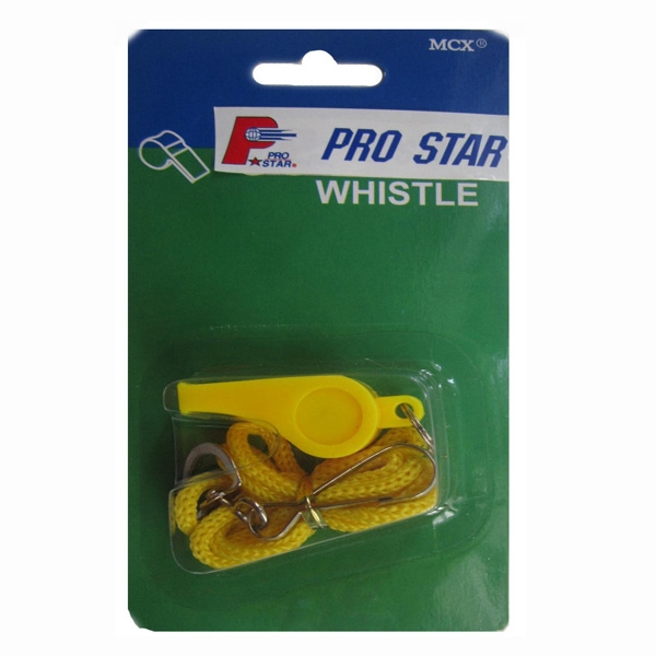 นกหวีด PRO STAR พลาสติกพร้อมสาย รุ่น WS-011