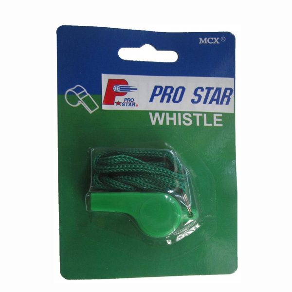 นกหวีด PRO STAR พลาสติกพร้อมสาย รุ่น WH-002