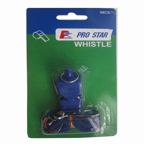 นกหวีด PRO STAR พลาสติกพร้อมสาย รุ่น WS-088