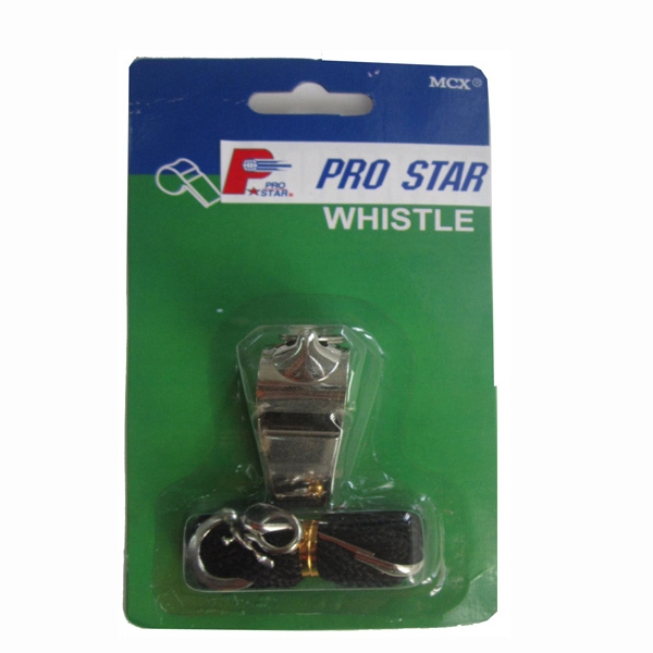 นกหวีด PRO STAR โลหะ พร้อมสาย  รุ่น WS-020