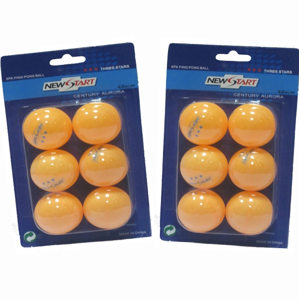 ลูกเทเบิลเทนนิส NEW STAR รุ่น 40 มิล แผง 6 ลูก