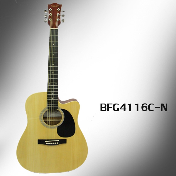 กีต้าร์โปร่ง WILD APP 14 ข้อ คอเว้า  41 นิ้ว รุ้น BFG-4116C