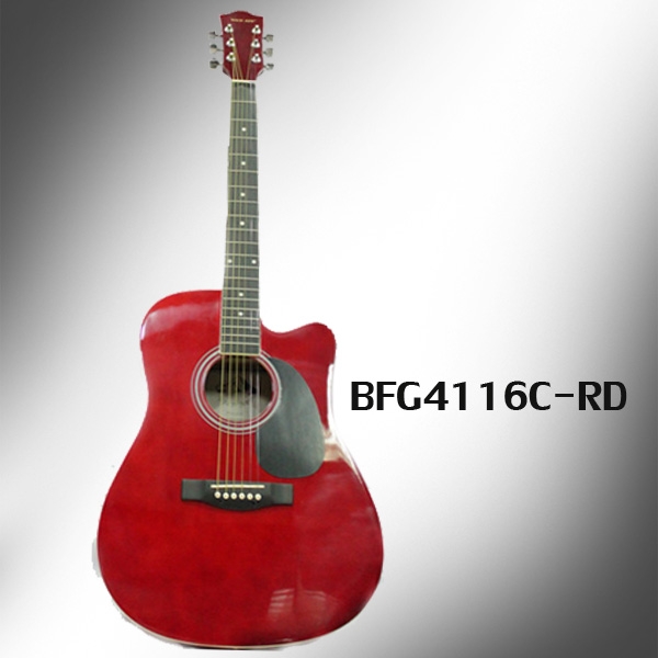 กีต้าร์โปร่ง WILD APP 14 ข้อ คอเว้า  41 นิ้ว รุ้น BFG-4116C