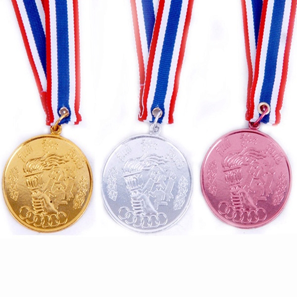 เหรียญรางวัลโลหะใหญ่ คบเพลิง ( ไม่รวมริบบิ้น )