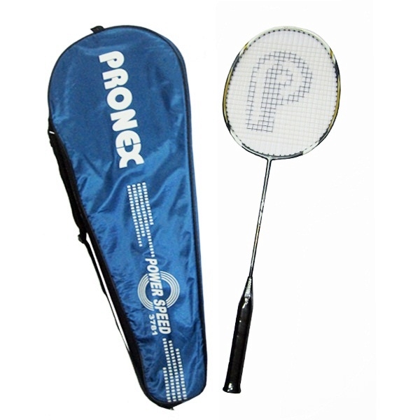 ไม้แบดมินตัน PRONEX รุ่น POWER SPEED 3781 ก้านคาร์บอน ไร้ข้อต่อ + กระเป๋าสะพาย