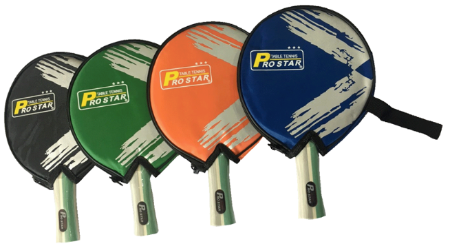 ไม้เทเบิลเทนนิส PRO STAR +  ถุงสั้น รุ่น PS-518-3